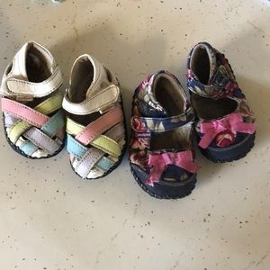 Pediped infant shoes 6-12 and 12-18mo